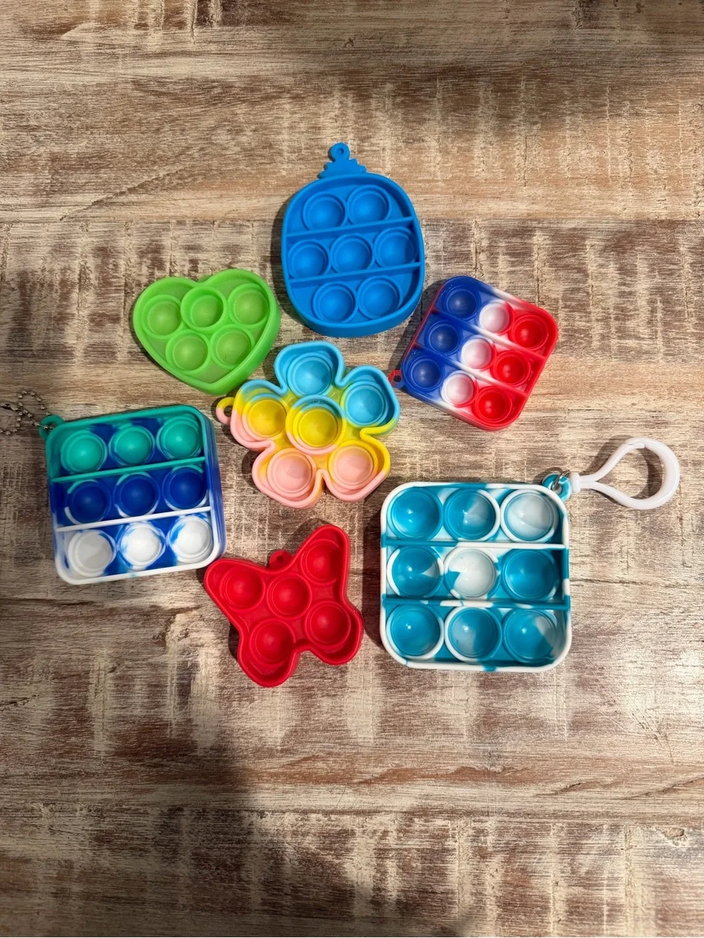 Assorted Kids Pop Fidget Toys (Pops its) mini-multi pack